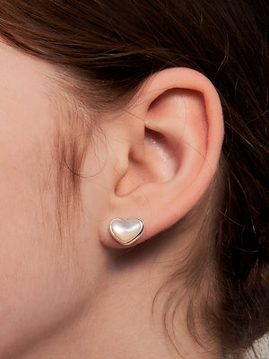 人気★安心国内発送【Hei】Edge chain post earring ピアス 2色 Hei] Edge chain post earring ピアス/送料関税込 (Hei/ピアス