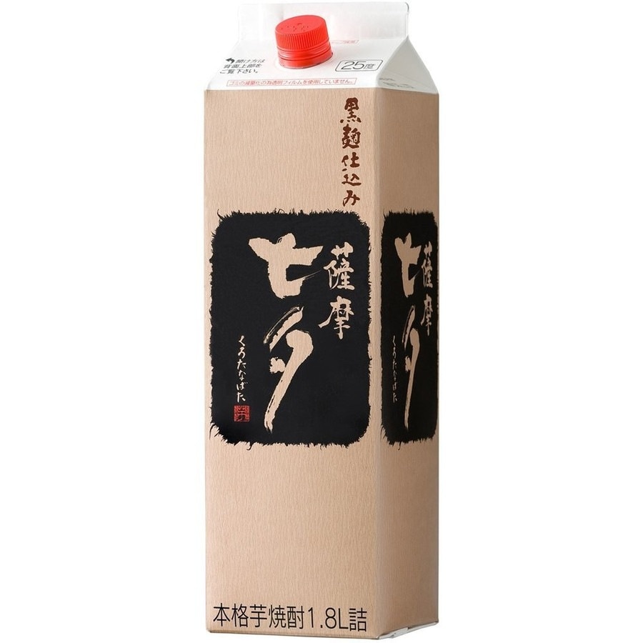 【送料無料】田崎酒造 薩摩 黒七夕 芋 25度 パック 1800ml 1.8L6本/1ケース【北海道沖縄県東北四国九州地方は必ず送料が掛かります】