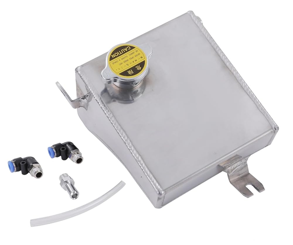 日産 用 ラジエター アルミ リザーバータンク ラジエーター タンク シルバー S13 RPS13 シルビア 180SX 純正 置き換え タイプ SR20 S14 S15 240SX 等 社外品