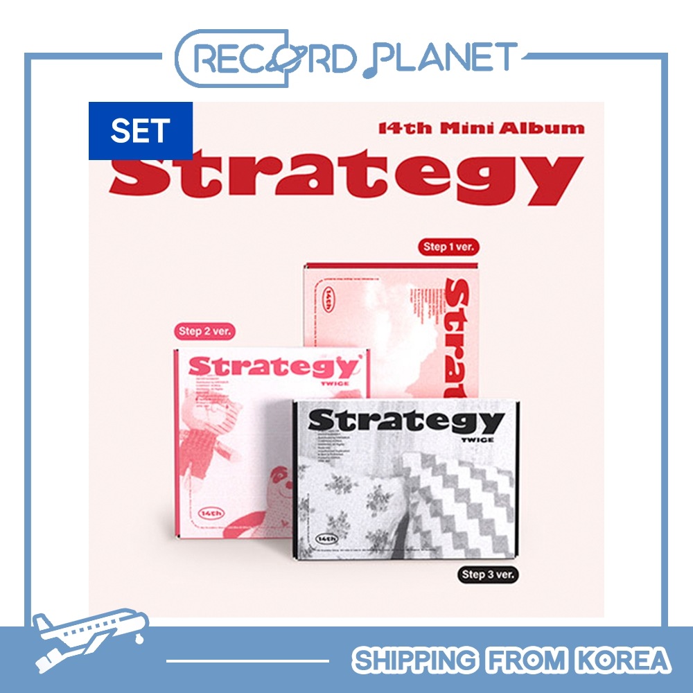 3種セット TWICE - 14th Mini Album [ Strategy ]