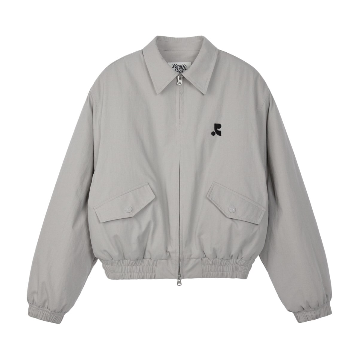 【REST&RECREATION】 QUILTED BOMBER JACKET : GREY