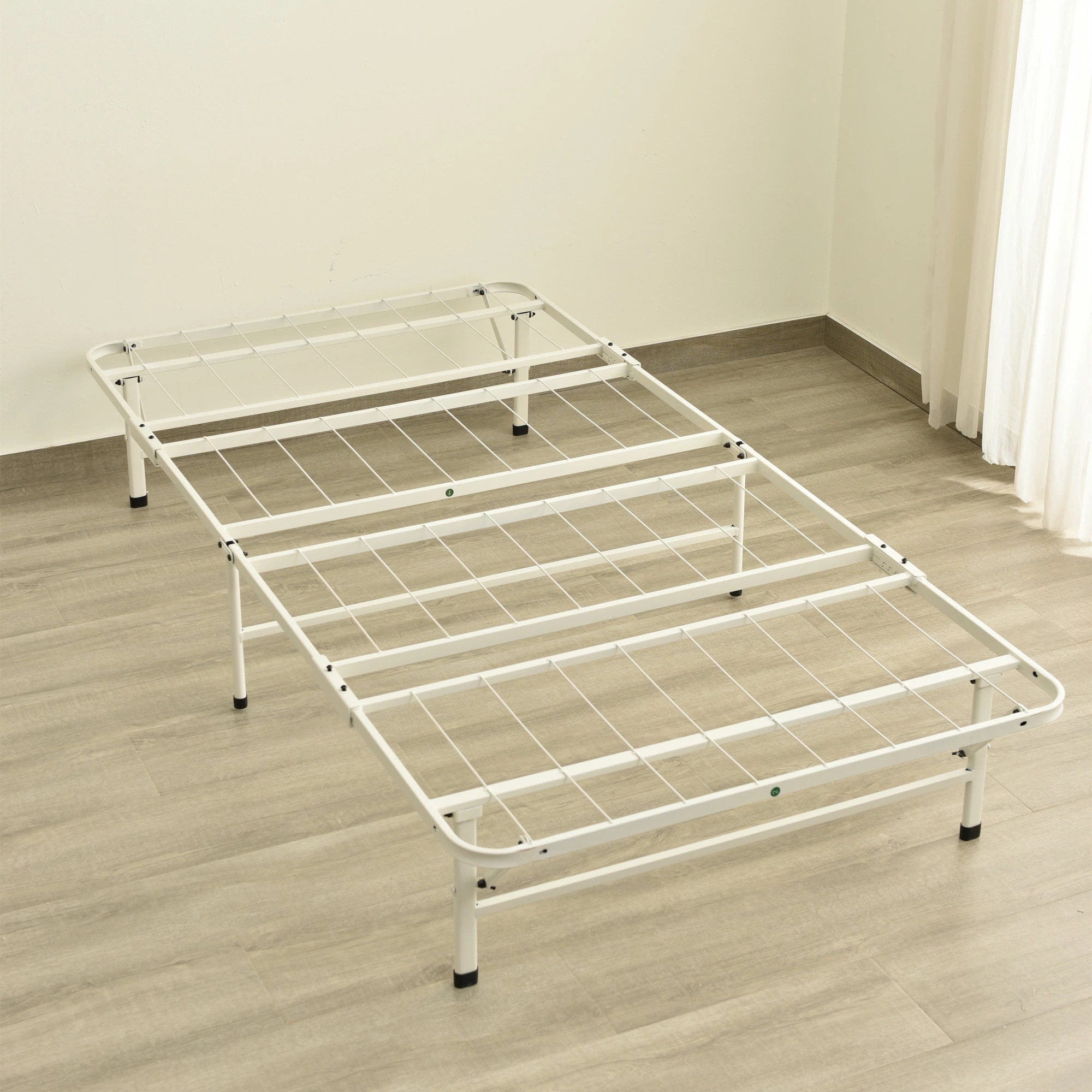 折りたたみベッド パイプベッド シングル 組立簡単 ベッド 下収納 シングルベッド 収納 耐荷重200kg ベッドフレーム コンパクト 通気性 ベッド 折畳ベッド 省スペース 一人暮らし