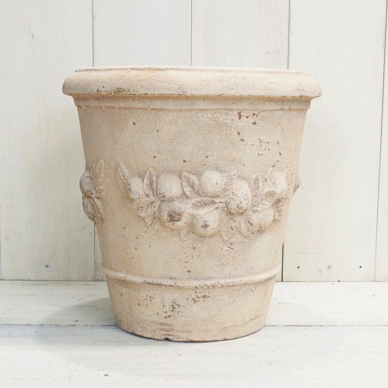 植木鉢 おしゃれ テラコッタ モンテガロアンティコS 25cm 8号 屋外 底穴あり プランタ 観葉植物向け