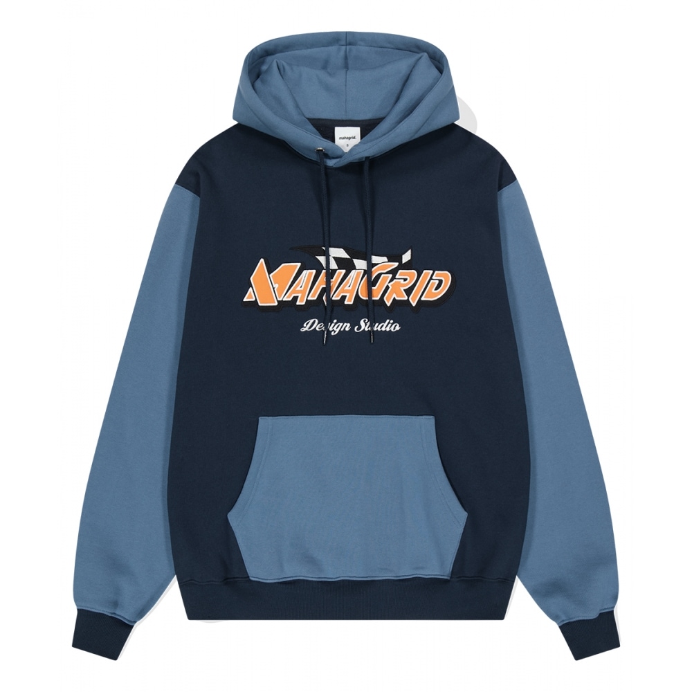 マハグリッドフラッグパーカーネイビー (MG2DFMM424A)