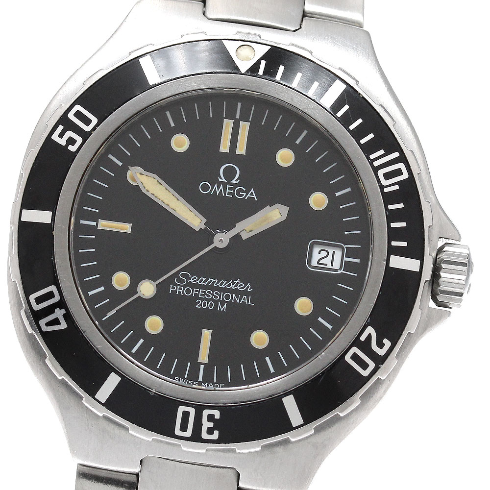 オメガ OMEGA シーマスター200ｍ デイト クォーツ メンズ _961138【中古】