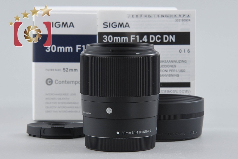 30mm f/1.4 DC DN Contemporary キヤノンEF-M用 元箱付き