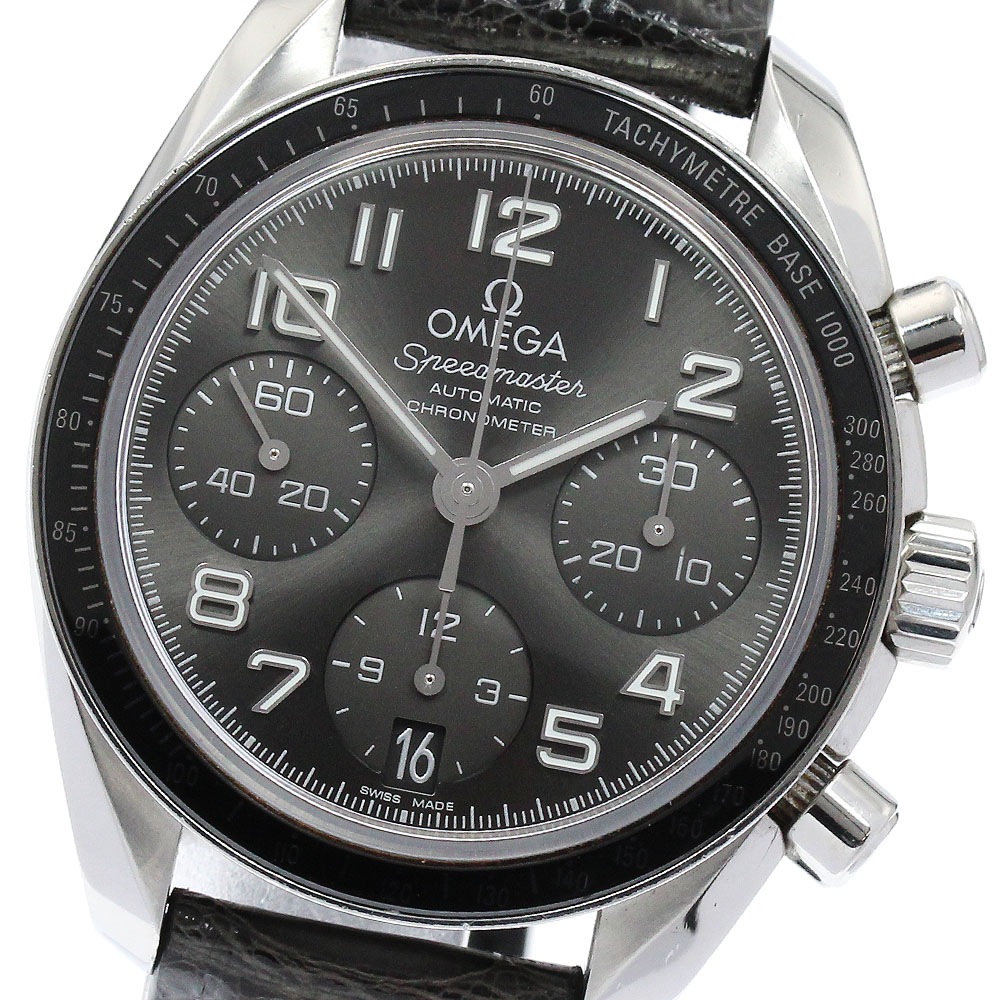 オメガ OMEGA 324.33.38.40.06.001 スピードマスター デイト クロノグラフ 自動巻き レディース _888236【中古】 197,100円