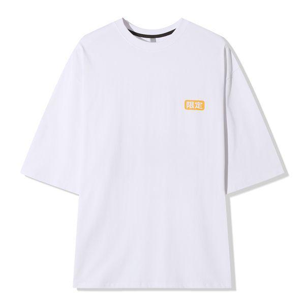 メンズサマーカジュアルモンキーバイク半袖Tシャツ AC TSH Q068 ホワイト_P417770300