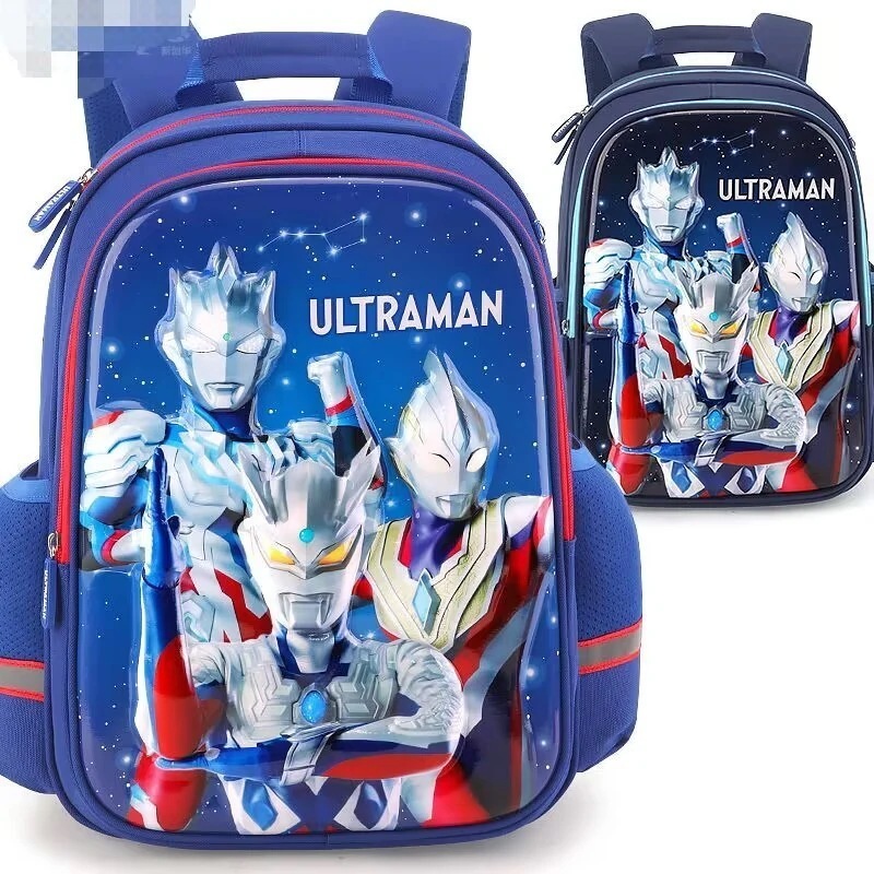 大好評 ウルトラマンランドセル小学生男子1-4年生新型軽量男の子子供背カバーマイナスショルダーバッグ