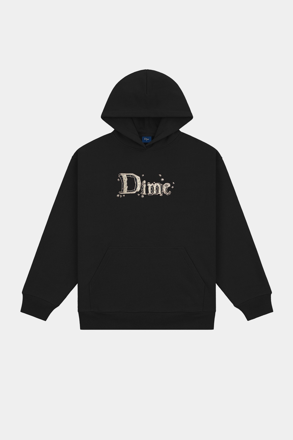 【DIME】 CLASSIC STONE HOODIE : BLACK