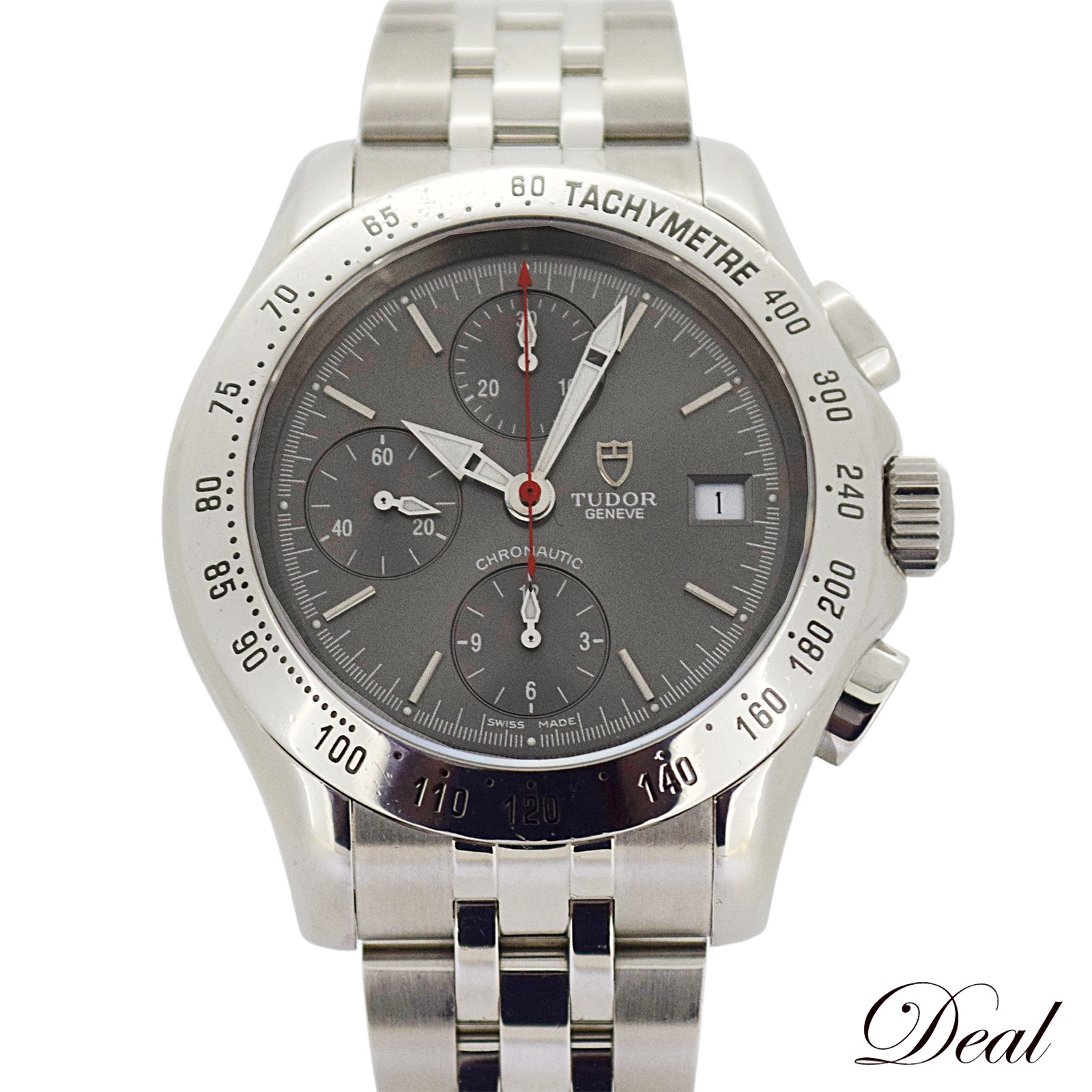 チューダー クロノチック デイト 79380P メンズ 腕時計