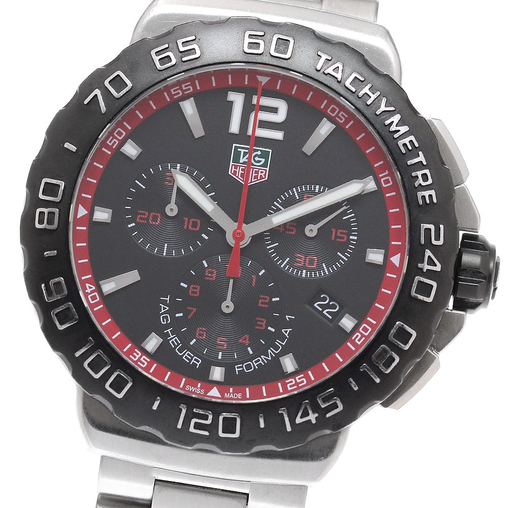 タグホイヤー TAG HEUER CAU1116 フォーミュラ1 クロノグラフ デイト クォーツ メンズ _961383【中古】