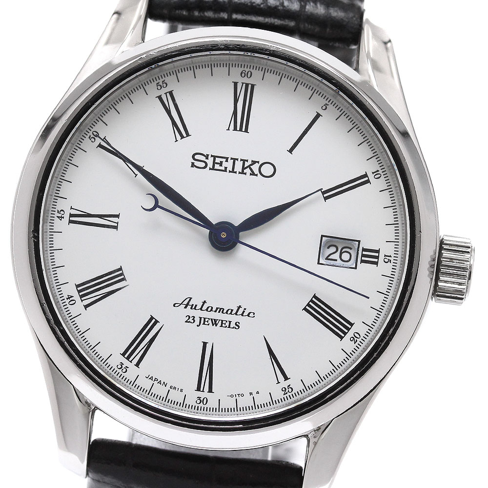 セイコー SEIKO SARX019/6R15-02P0 プレサージュ デイト 自動巻き メンズ _950510【中古】