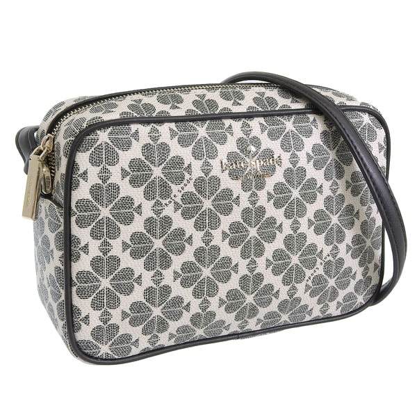 ケイトスペード バッグ レディース ショルダーバッグ アウトレット ブラックマルチ スペードフラワー コーテッドキャンバス ミニカメラバッグ spade flower mini cam bag KG4