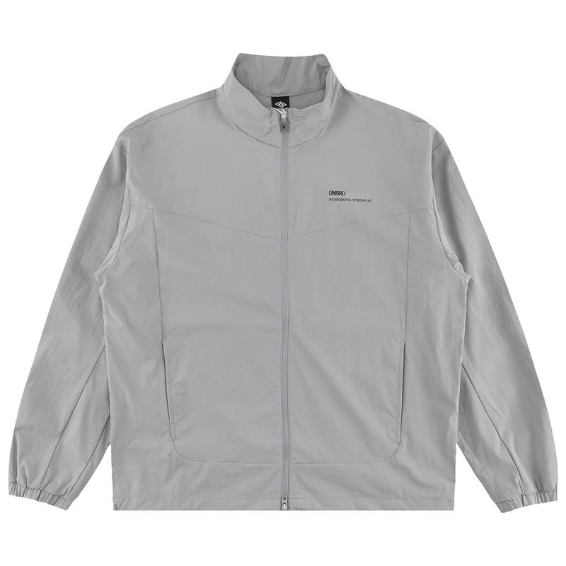 共用オールラウンドベンチルスタンドネックウインドブレーカージャケットUR121SJK29 GRY