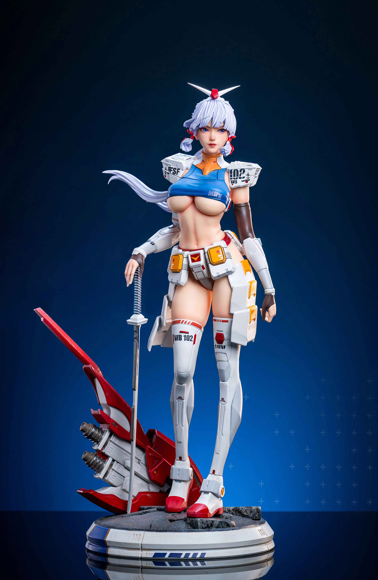 神里綾華 かみさとあやか フィギュア 1/4スケール 塗装済み完成品 ガレージキット P.S & A.C.Y.S 限定販売 スタチュー