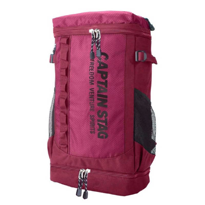 SWAN　CAPTAIN STAG DT スクエアリュック ワイン　CS-1246WN