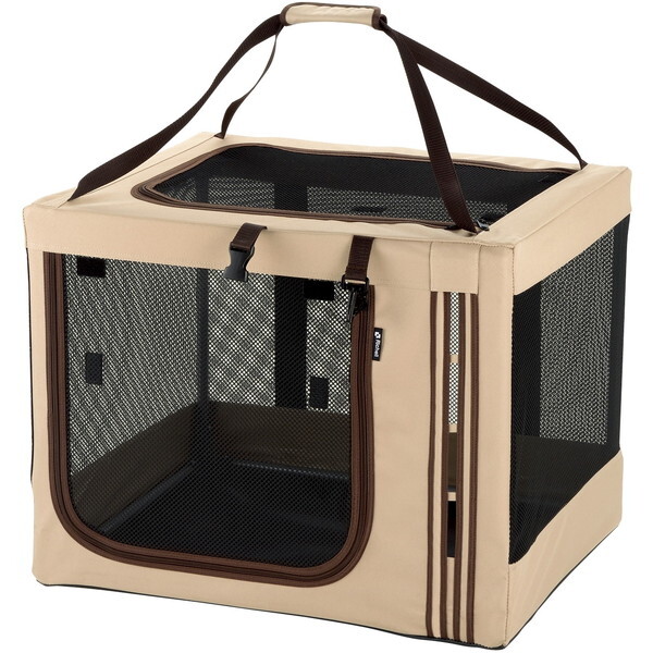 たためる3WAYペットケージ 640 ブラウン