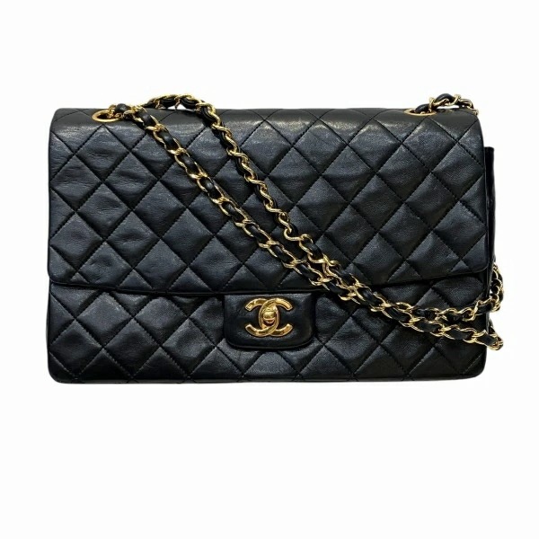 シャネル マトラッセ マトラッセ27 ブラック バッグ ショルダーバッグ レディース【中古】