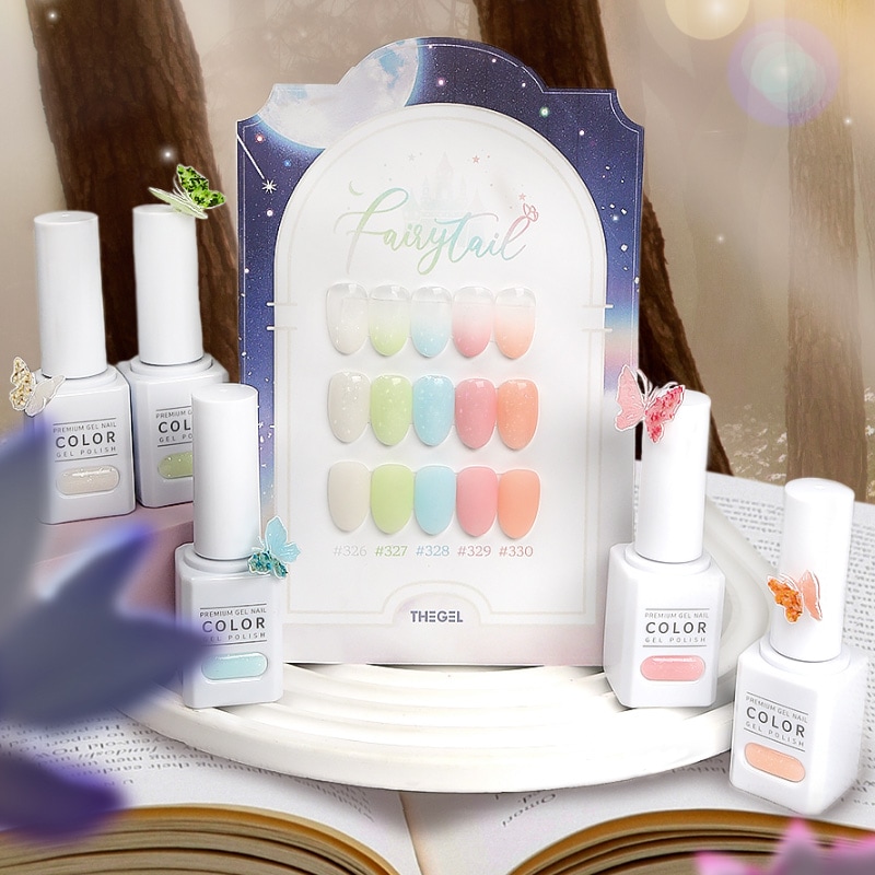 [THE GEL] 【fairy tale】シロップグリターゼルネイル[5色 SET]コレクション