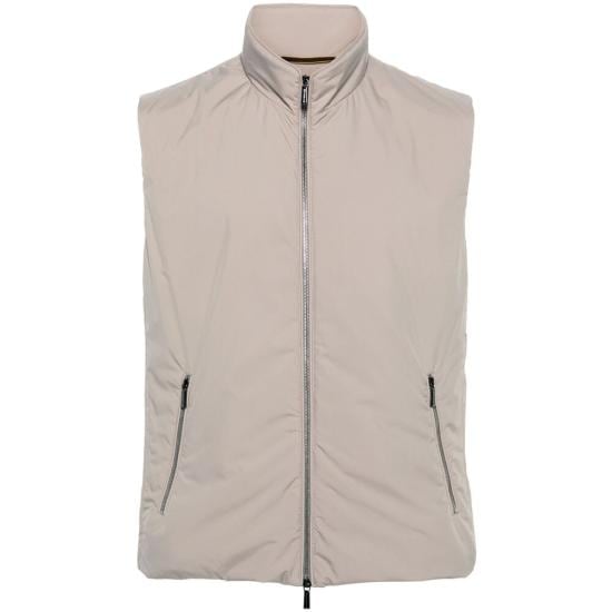 MOORER Men Vests I200322 SENIO SKT MARMO NEUTRALS