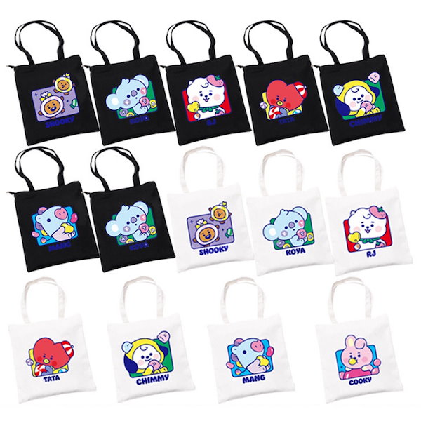 Qoo10] BT21 BTSトートバッグ jelly cand