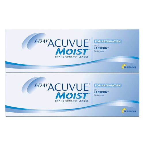 メガ割対象 ワンデーアキュビューモイスト乱視用(30枚入)2箱/宅配便またはレターパックプラス/トーリック