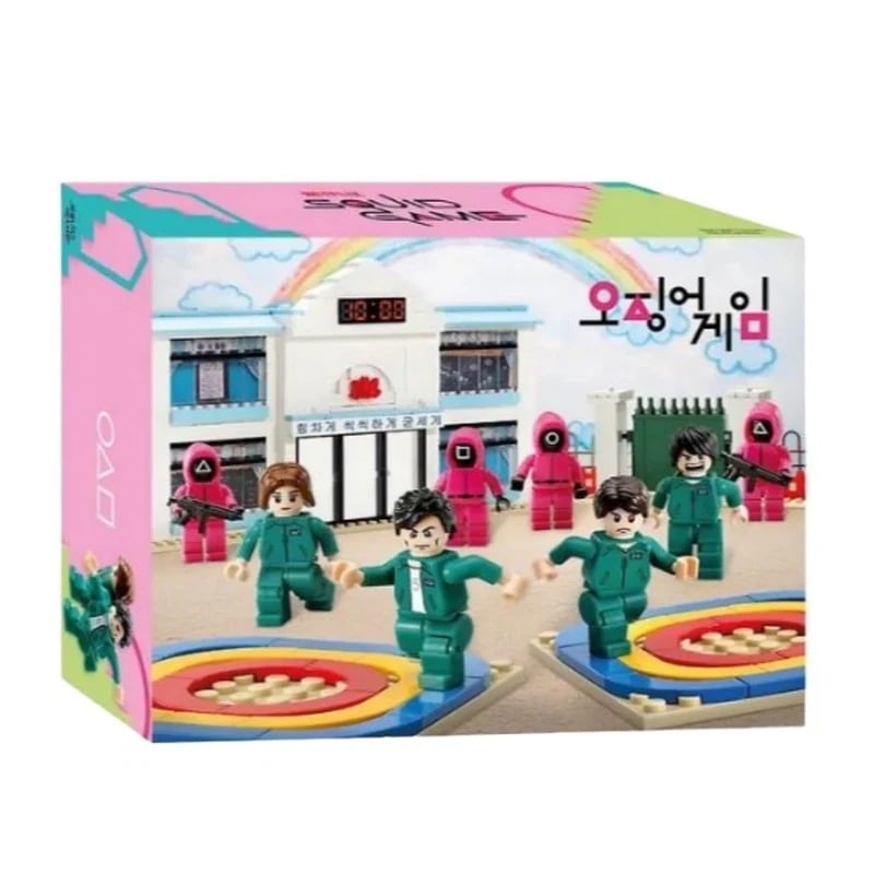 【オックスフォード】公式イカゲーム組み立てブロック オインユクガク 学校 / Netflix