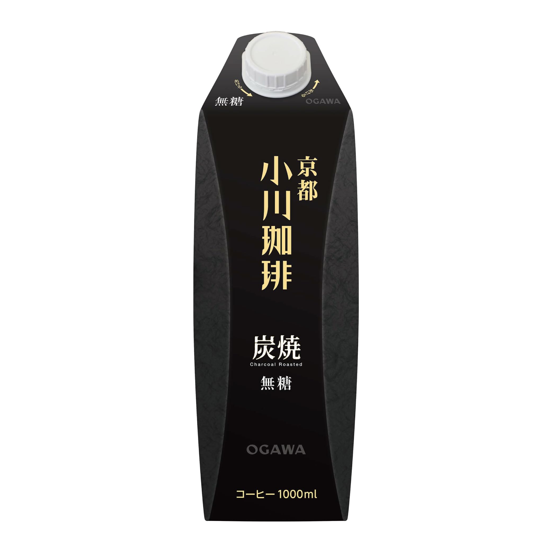 京都小川珈琲 炭火珈琲 無糖 1L ×6本