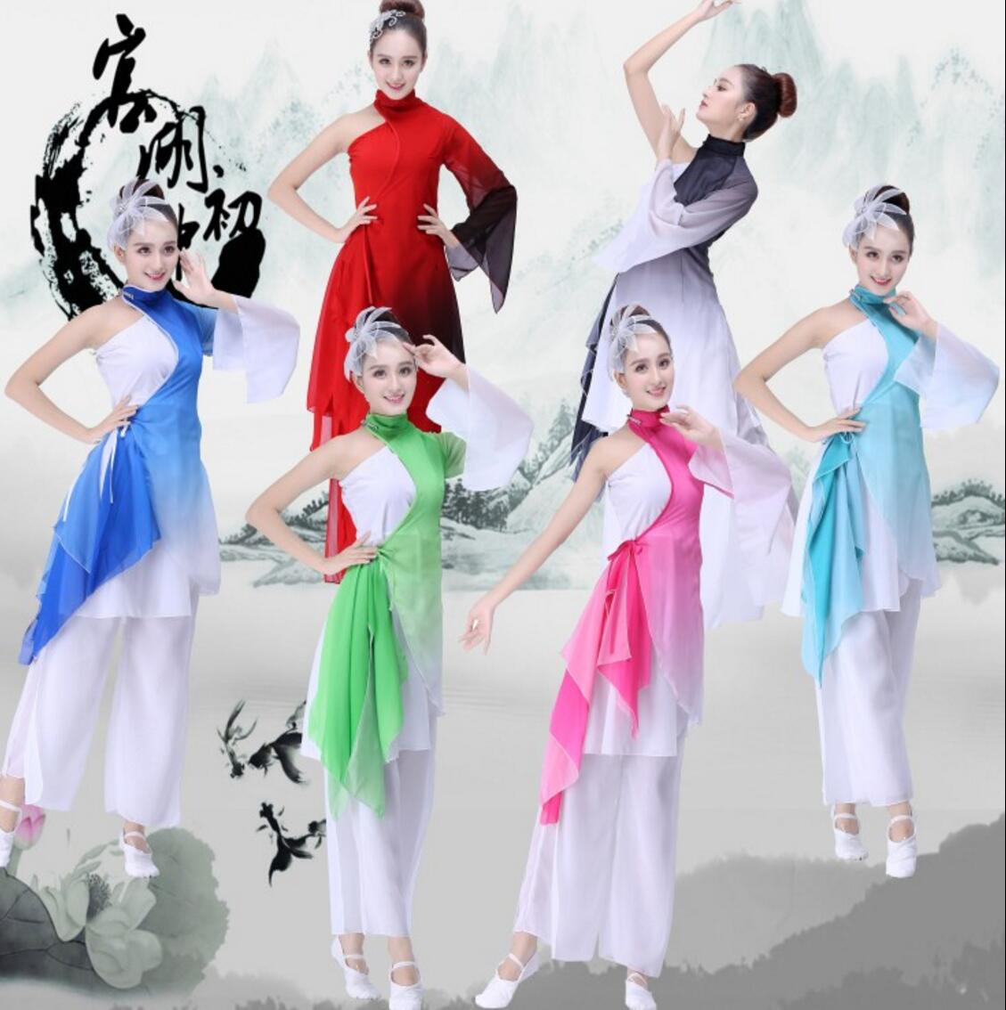 ダンス衣装 グラデーション 舞踊ダンス衣装3点セット シンプル肩 ワンショルダー ロングトップス ＋ガウチョパンツ インナーワンピース ンス バレエ衣装 モダ 袖フリル ハロウィン コスプレ 子供