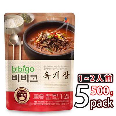 (13774)【bibigo】韓飯 ユッケジャン★ 500g x 5パック ★ ...のサムネイル