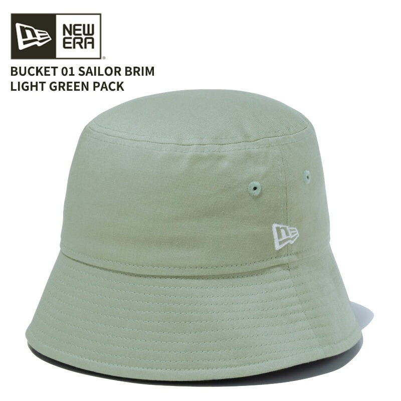 ニュー エラ NEW ERA バケット01 セーラーブリム Sailor Brim Light Green Pack エベレストグリーン バケットハット バケハ 帽子