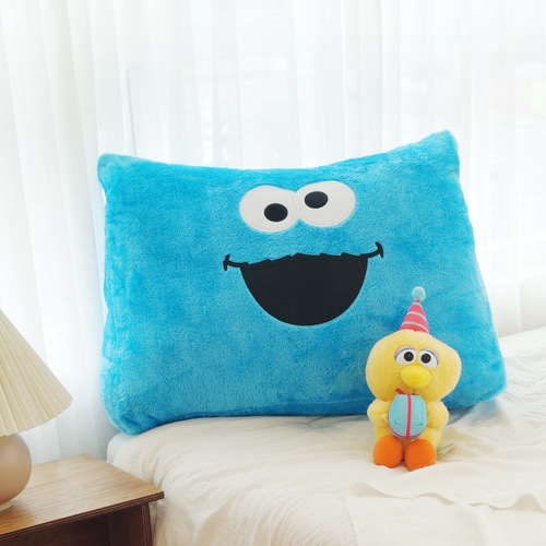 セサミストリート クッキーモンスター 背もたれクッション かわいい クッション