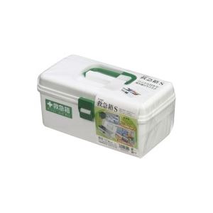 （まとめ）不動技研 救急箱 S ホワイト F-2485(×5セット)