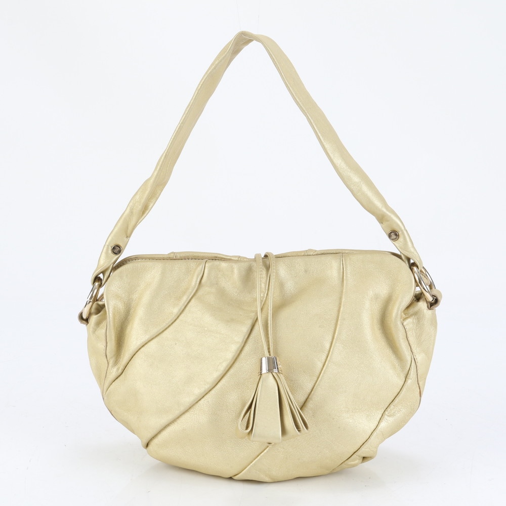 美品 タッセル レザー ショルダーバッグ 肩掛け トート ハンド レディース RUE CQ20-9 中古 14,016円