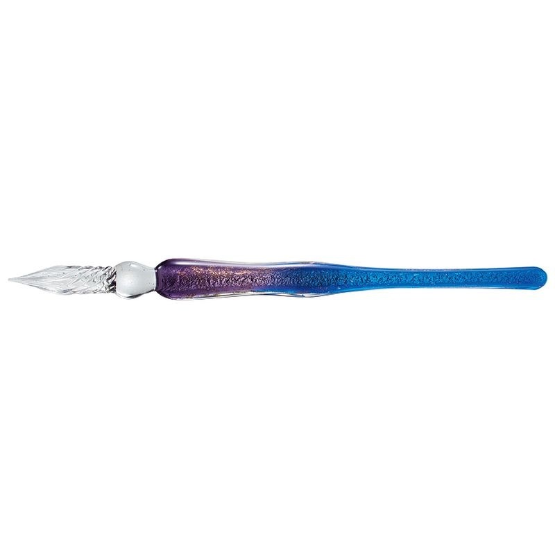 （まとめ買い）アゾン ガラスペン ラメ パープル 専用パッケージ入り AX-8504-00 [x3]