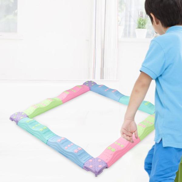 Wavy Kids バランスビーム 子供用 就学前学習おもちゃ 触覚バランスボード 正方形