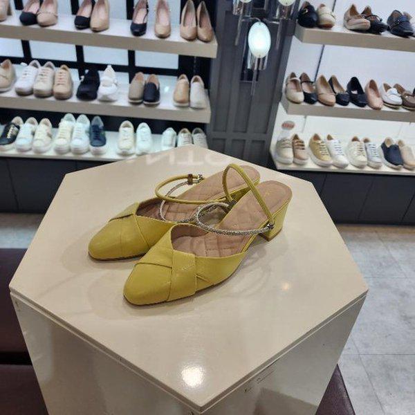 HC10 女性用ツーウェイ スリングバック イエロー 5cm LCWO77U41331 (48794795)