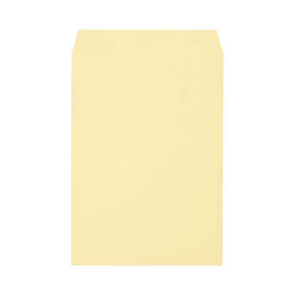 （まとめ） キングコーポレーション ワンタッチテープ付ソフトカラー封筒 角2 100g／m2 クリーム K2S100CQ50 1パック（50枚） 10セット