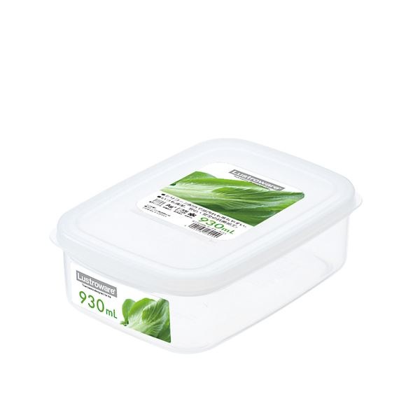 （まとめ） フードケース/保存容器 Lサイズ 角型 銀イオンAg+効果 取っ手つき キッチン用品 80個セット 21,049円