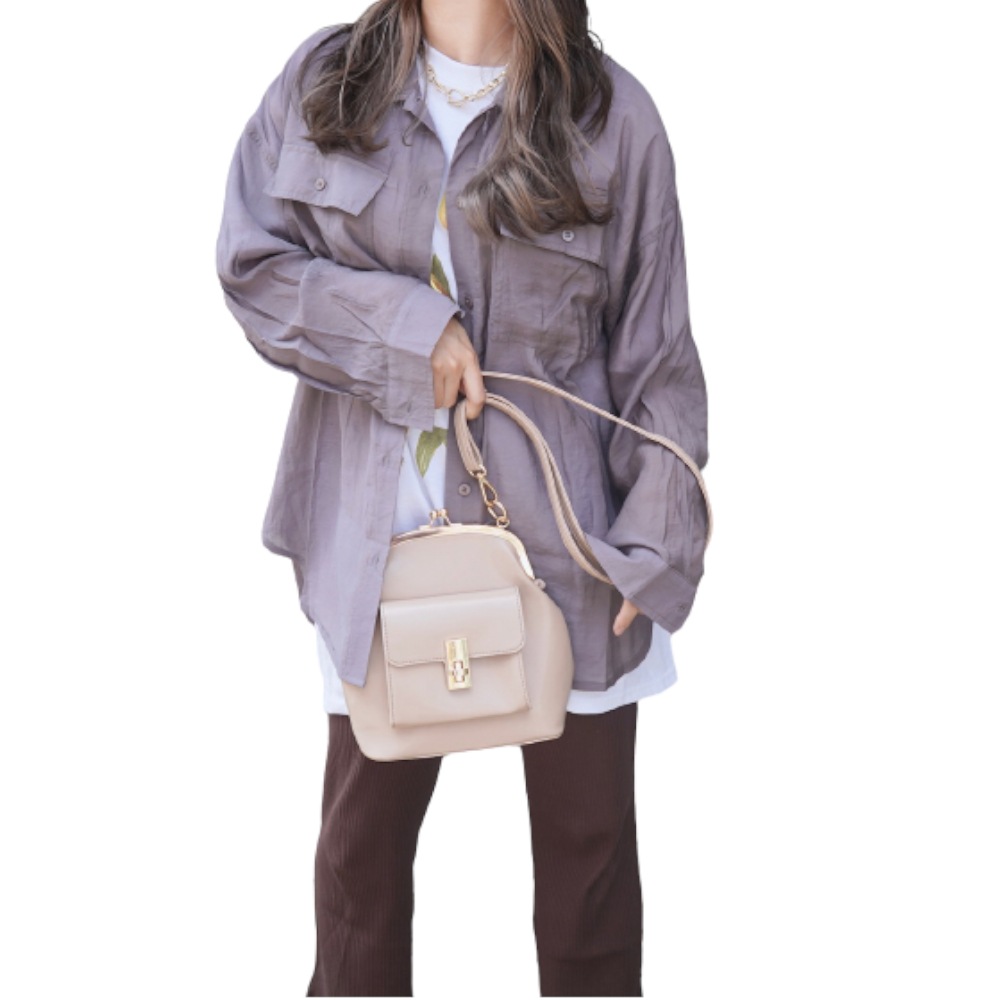 Rib Flare Easy Pants (dark brown) A.D.G レディース ボトムス