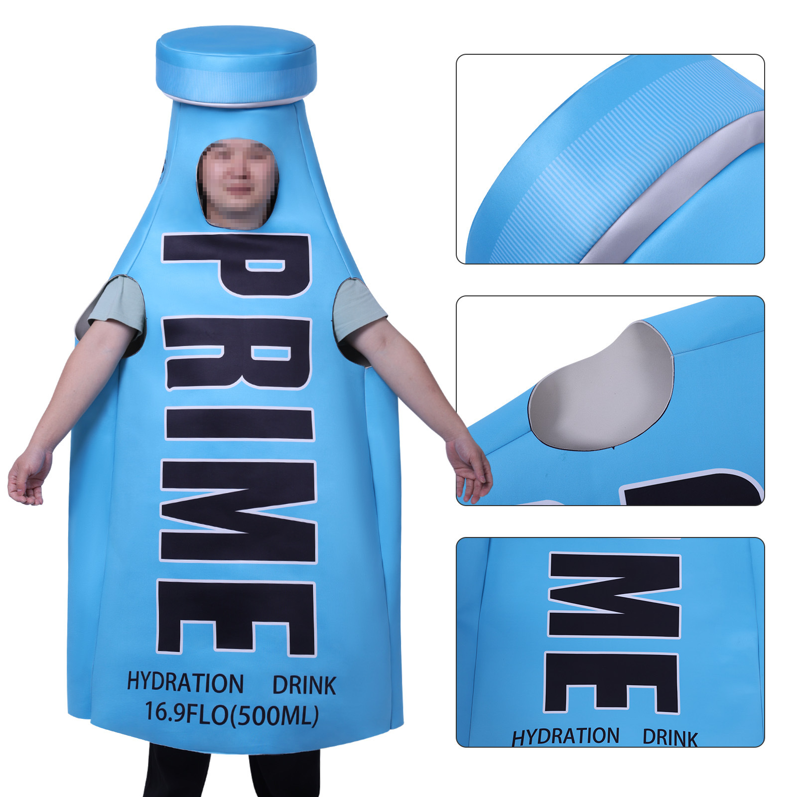 ハロウィンコスチューム 楽しい仮装 PRIME 飲料ボトル パーティーコスチューム パフォーマンスコスチューム