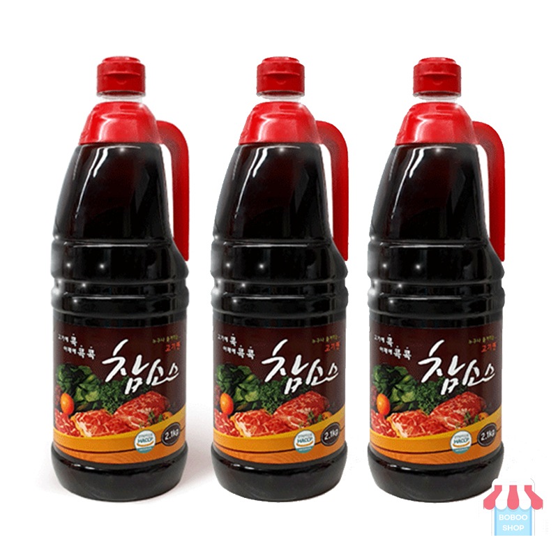 チャムソース 2.1Kg 3個 焼肉ソース サムギョプサルソース BTS ジョングクソース 牛肉 バーベキュー タマネギ 万能ソース 韓国材料
