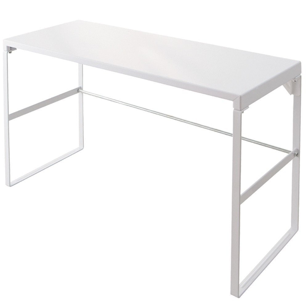 （まとめ買い）机上台 幅590mm/トールタイプ 白 A-7336-0 [x3]