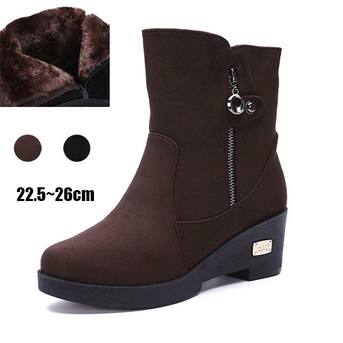 ムートンブーツ レディース 厚底 大きいサイズ ショートブーツ ミドルブーツ おしゃれ スノーブーツ ボアブーツ ファーブーツ ムートン シューズ 暖か 歩きやすい 防寒 通学 通勤 滑らない 冬 2