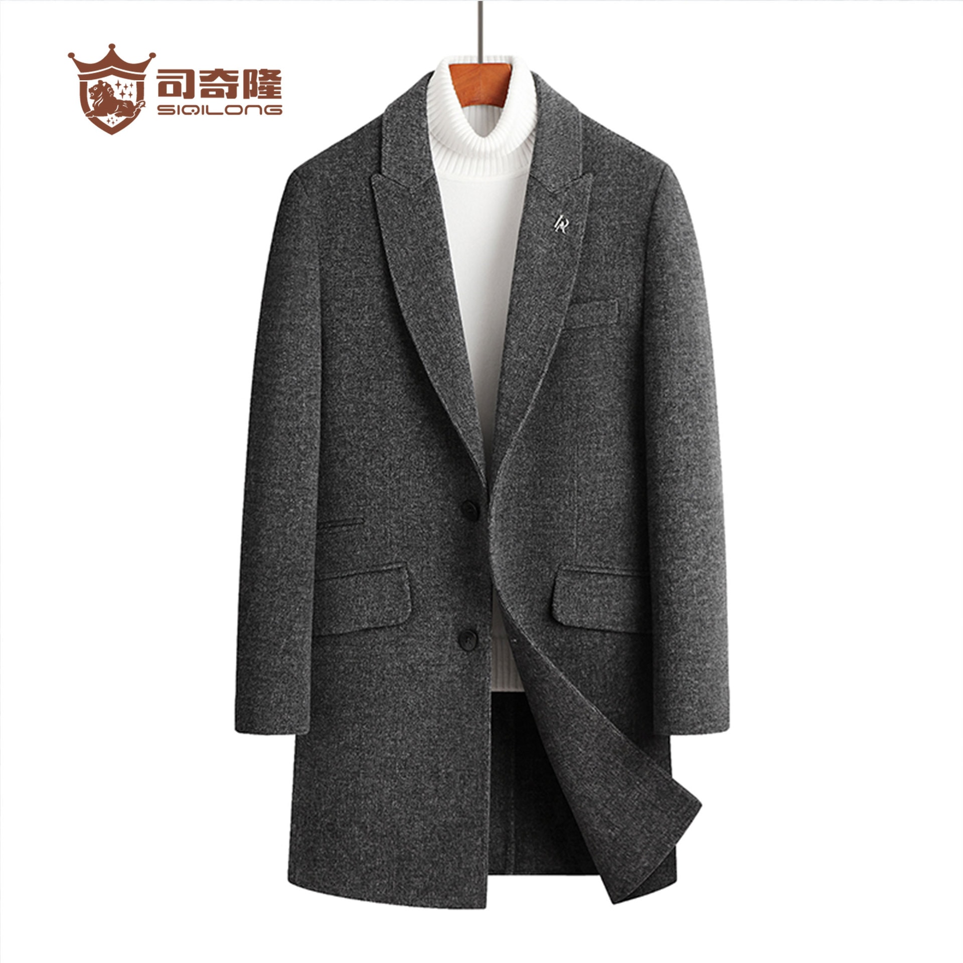 秋冬 防寒着 韓国ファッション コート メンズ ロング コート 大きいサイズ トレンチコート ビジネスコート アウター 秋冬 通勤 かっこいい シンプル 定番 30代40代50代60代男性コート秋冬両 16,339円