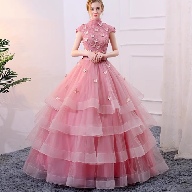 パーティードレス　ドレス　ロングドレス　ワンピース　演奏会　結婚式　二次会　上品　発表会　披露宴