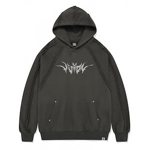 ROMANTIC CROWN ♥ Thunder Logo Fleece Hoodie /追跡付 ROMANTIC CROWN] Thunder Logo Fleece Hoodie /追跡付