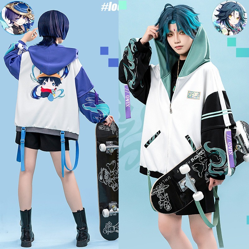 カップル Genshin 人気 トップス フード付き コスプレ 原神 雷電将軍 甘雨 放浪者 鍾離 タルタリヤ 八重神子 男女兼用 ペアルック パーカー 魈 6,294円