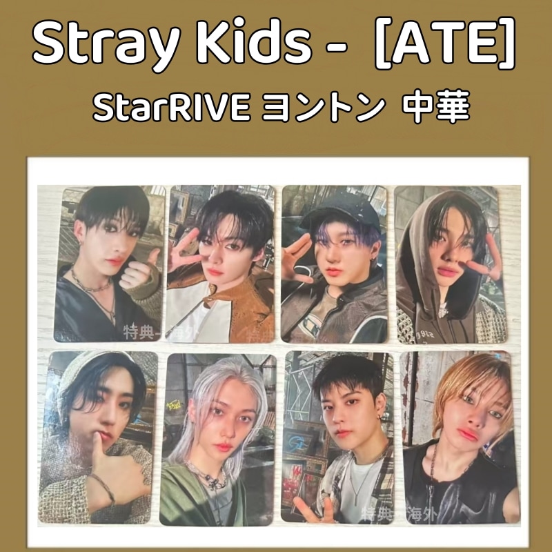 Stray Kids - mini9 [ATE] StarRive サイン会　ヨントン　全員セット　８枚セット